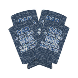 My Father My Hero Can Cooler (tall 12 oz) - Set of 4