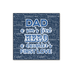 My Father My Hero Wood Print - 12x12