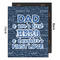 My Father My Hero 16x20 Wood Print - Front & Back View