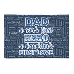 My Father My Hero 2' x 3' Indoor Area Rug