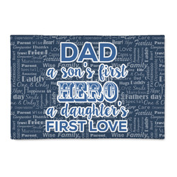 My Father My Hero 2' x 3' Indoor Area Rug