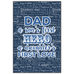 My Father My Hero Wood Print - 20x30