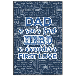 My Father My Hero Wood Print - 20x30