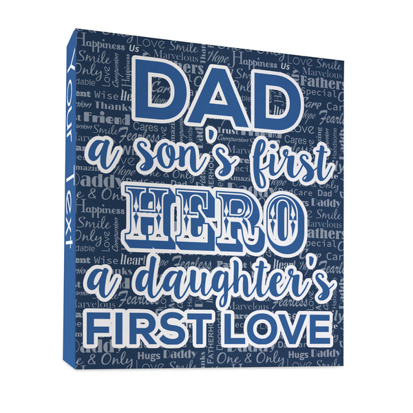 Custom My Father My Hero 3 Ring Binder - Full Wrap - 1"