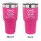 My Father My Hero 30 oz Stainless Steel Ringneck Tumblers - Pink - Double Sided - APPROVAL