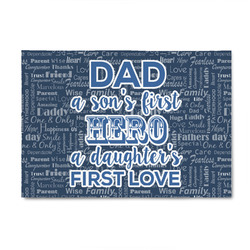 My Father My Hero 4' x 6' Indoor Area Rug