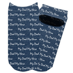 My Father My Hero Adult Ankle Socks (Personalized)