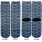 My Father My Hero Adult Crew Socks - Double Pair - Front and Back - Apvl