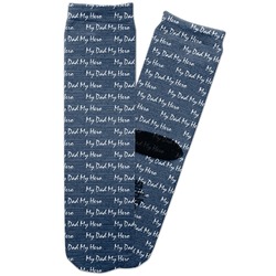 My Father My Hero Adult Crew Socks (Personalized)