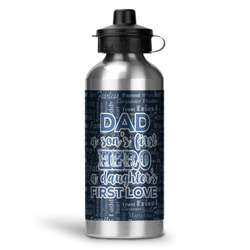 My Father My Hero Water Bottle - Aluminum - 20 oz