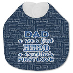 My Father My Hero Jersey Knit Baby Bib