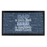 My Father My Hero Bar Mat - Small