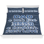 My Father My Hero Comforter Set - King (Personalized)