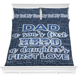 My Father My Hero Comforter Set - Full / Queen (Personalized)