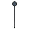 My Father My Hero Black Plastic 5.5" Stir Stick - Round - Single Stick