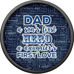 My Father My Hero Cabinet Knob (Black)