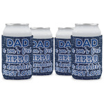 My Father My Hero Can Cooler (12 oz) - Set of 4