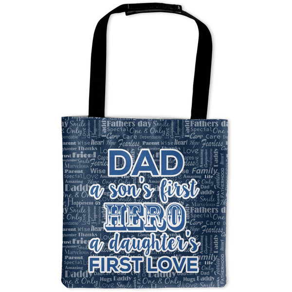 Custom My Father My Hero Auto Back Seat Organizer Bag (Personalized)