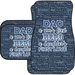 My Father My Hero Car Floor Mats Set - 2 Front & 2 Back