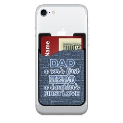 My Father My Hero 2-in-1 Cell Phone Credit Card Holder & Screen Cleaner