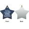 My Father My Hero Ceramic Flat Ornament - Star Front & Back (APPROVAL)