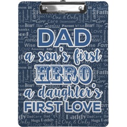 My Father My Hero Clipboard (Letter Size)