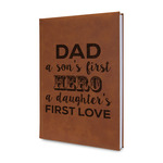 My Father My Hero Leatherette Journal