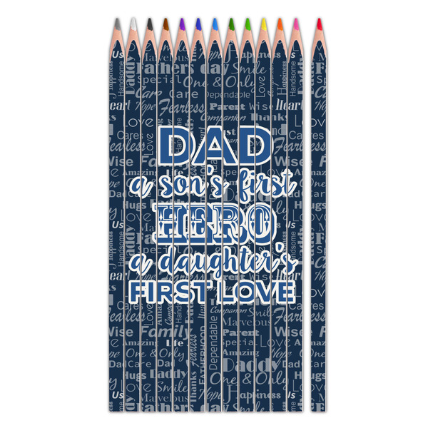 Custom My Father My Hero Colored Pencils