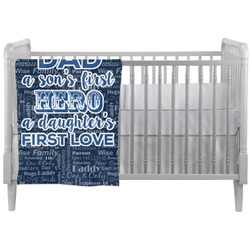 My Father My Hero Crib Comforter / Quilt