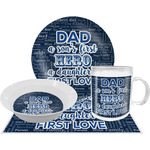 My Father My Hero Dinner Set - Single 4 Pc Setting