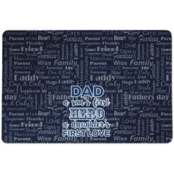 My Father My Hero Dog Food Mat