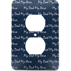 My Father My Hero Electric Outlet Plate (Personalized)