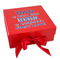 My Father My Hero Gift Boxes with Magnetic Lid - Red - Front