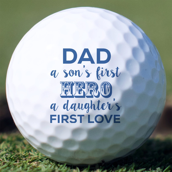 Custom My Father My Hero Golf Balls - Titleist Pro V1 - Set of 3