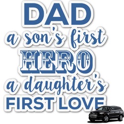 My Father My Hero Graphic Car Decal
