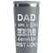 My Father My Hero Grey RTIC Everyday Tumbler - 28 oz. - Close Up