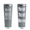 My Father My Hero Grey RTIC Everyday Tumbler - 28 oz. - Front and Back