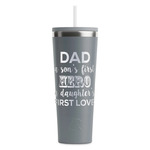 My Father My Hero RTIC Everyday Tumbler with Straw - 28oz - Grey - Double-Sided