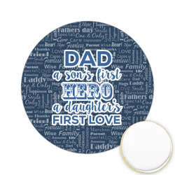 My Father My Hero Printed Cookie Topper - 2.15"
