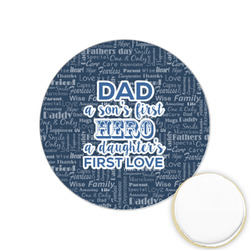 My Father My Hero Printed Cookie Topper - 1.25"