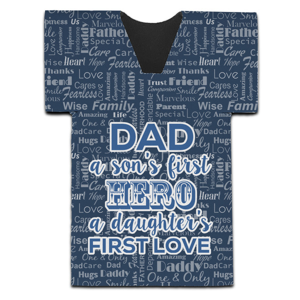 Custom My Father My Hero Jersey Bottle Cooler