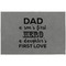 My Father My Hero Large Engraved Gift Box with Leather Lid - Approval