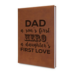 My Father My Hero Leather Sketchbook - Small - Double Sided