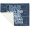 My Father My Hero Linen Placemat - Folded Corner (single side)