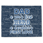 My Father My Hero Single-Sided Linen Placemat - Single