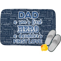 My Father My Hero Memory Foam Bath Mat - 34"x21"