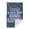 My Father My Hero Microfiber Golf Towels Small - FRONT FOLDED