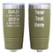 My Father My Hero Olive Polar Camel Tumbler - 20oz - Double Sided - Approval