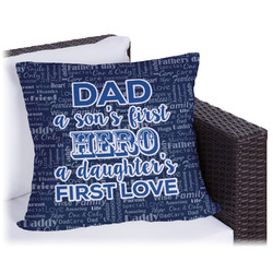 My Father My Hero Outdoor Pillow - 20" (Personalized)