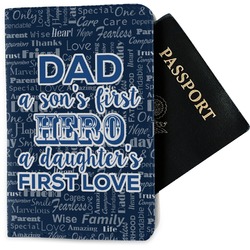 My Father My Hero Passport Holder - Fabric
